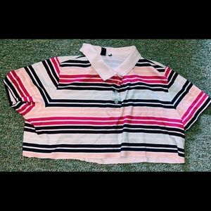 Striped crop top
